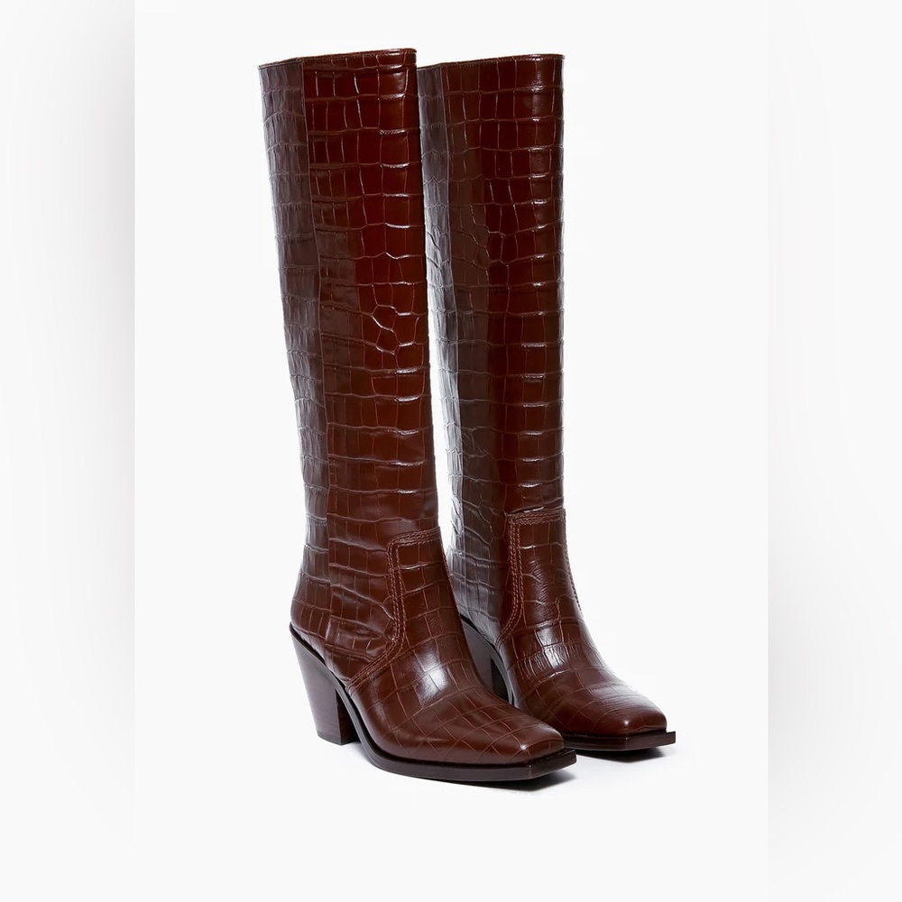 Loeffler Randall- Lynn Croc Boot